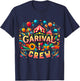 Funny Carnival Crew Circus Party Staff Costume Print T-Shirt - T-Shirt | Navy