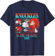 Sonic The Hedgehog Knuckles No Time For Games Vintage T-Shirt - T-Shirt | Navy
