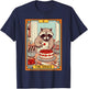 Baker Baking Lover Racoon making Cake The Baker Tarot Card T-Shirt - T-Shirt | Navy