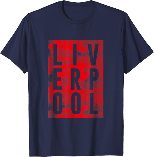 Liverpool City Tourist Souvenir Gift UK England Men Women T-Shirt - T-Shirt | Navy
