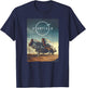 Starfield Spaceship Frontier Video Game T-Shirt - T-Shirt | Navy
