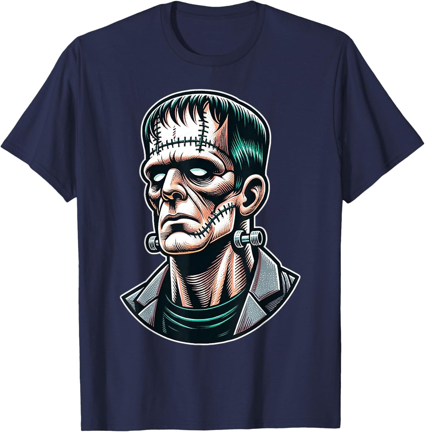 Frankenstein Monster T-Shirt - T-Shirt | Navy