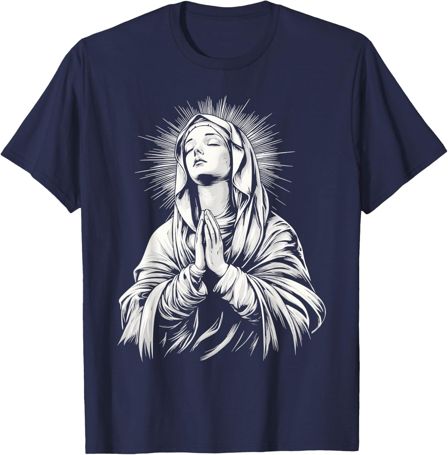 The Blessed Virgin Mary T-Shirt - T-Shirt | Navy