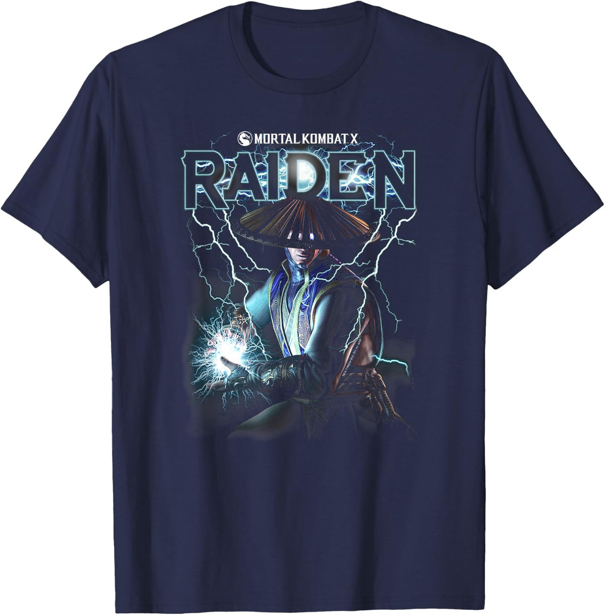 Mortal Kombat X Raiden T-Shirt - T-Shirt | Navy