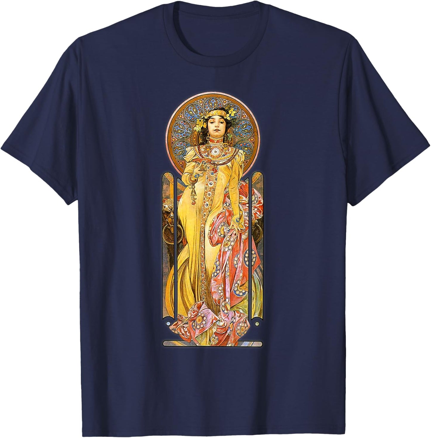 Art Nouveau Vintage Art deco T-Shirt - T-Shirt | Navy