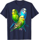 Funny Budgie Budgerigar Design T-Shirt - T-Shirt | Navy