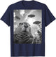 Funny graphic Capybara UFO Alien Funny weird Graphic T-Shirt - T-Shirt | Navy