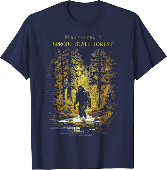 Sproul State Forest Pennsylvania T-Shirt - T-Shirt | Navy