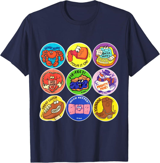 Scratch And Sniff Sticker Ice Cream, Scooper Dooper! Vintage T-Shirt - T-Shirt | Navy