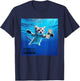 Purrvana Nevermind Cat Water Money Funny Cute Feline Men Women T-Shirt - T-Shirt | Navy