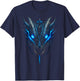 Lindworm Dragon Motif Mythical Artwork Lindworm Dragon T-Shirt - T-Shirt | Navy