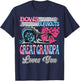 Burnouts or Bows Great Grandpa Loves You Gender Reveal Party T-Shirt - T-Shirt | Navy