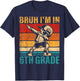 Sixth Grade Dabbing Boy Bruh i'm in 6th Grade Student T-Shirt - T-Shirt | Navy