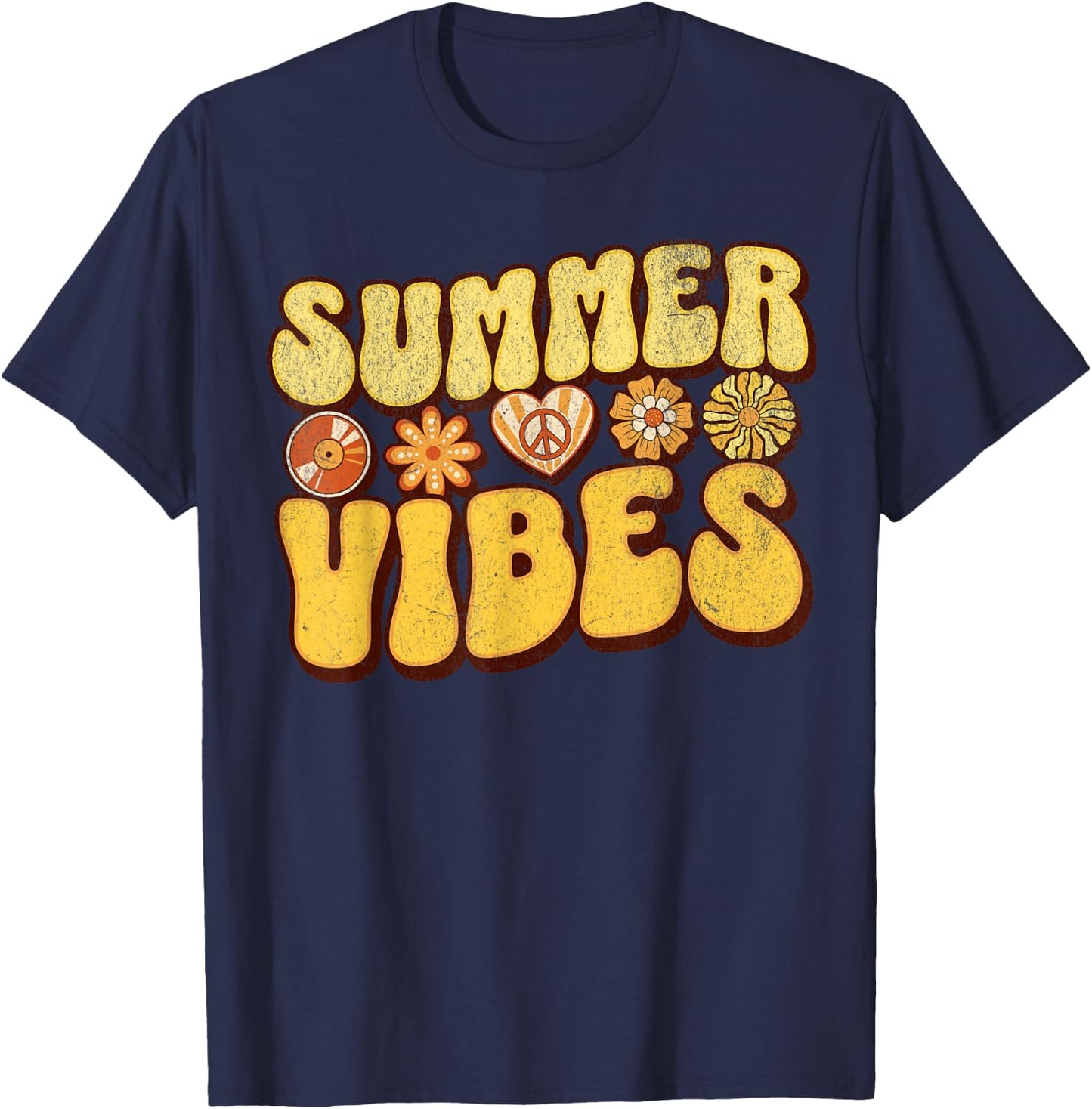 Summer Vibes T-Shirt - T-Shirt | Navy