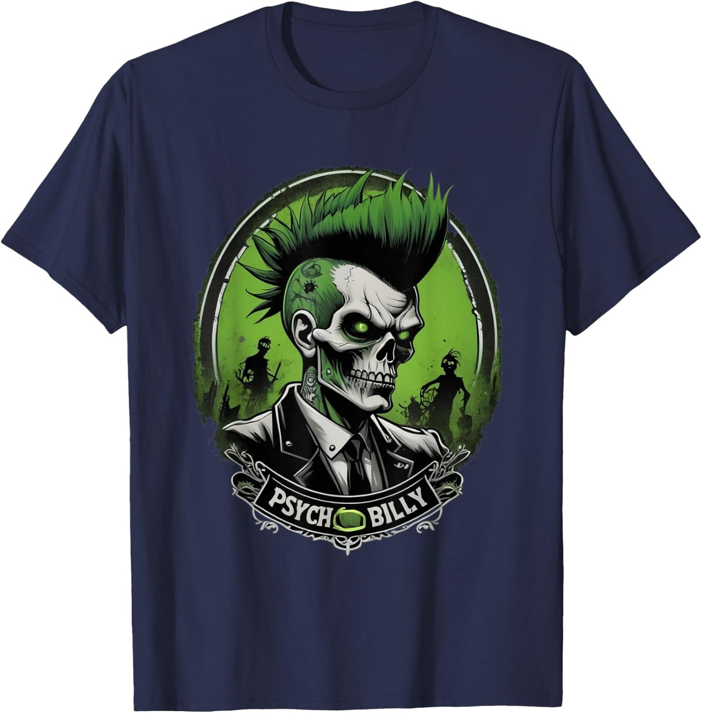 Psychobilly T-Shirt - T-Shirt | Navy