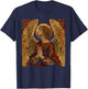 Archangel Gabriel Catholic Christianity Guardian Angel T-Shirt - T-Shirt | Navy