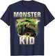 Monster Truck Kid Monster Truck Are My Jam Boys Girls T-Shirt - T-Shirt | Navy