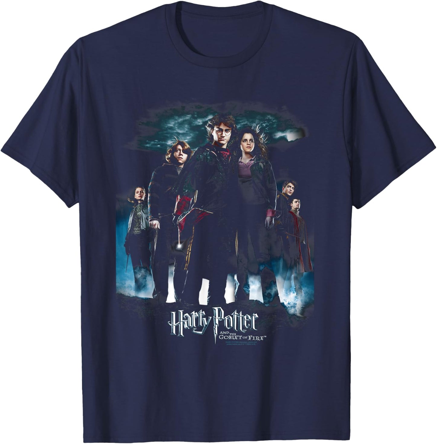 Harry Potter Goblet of Fire Poster T-Shirt - T-Shirt | Navy