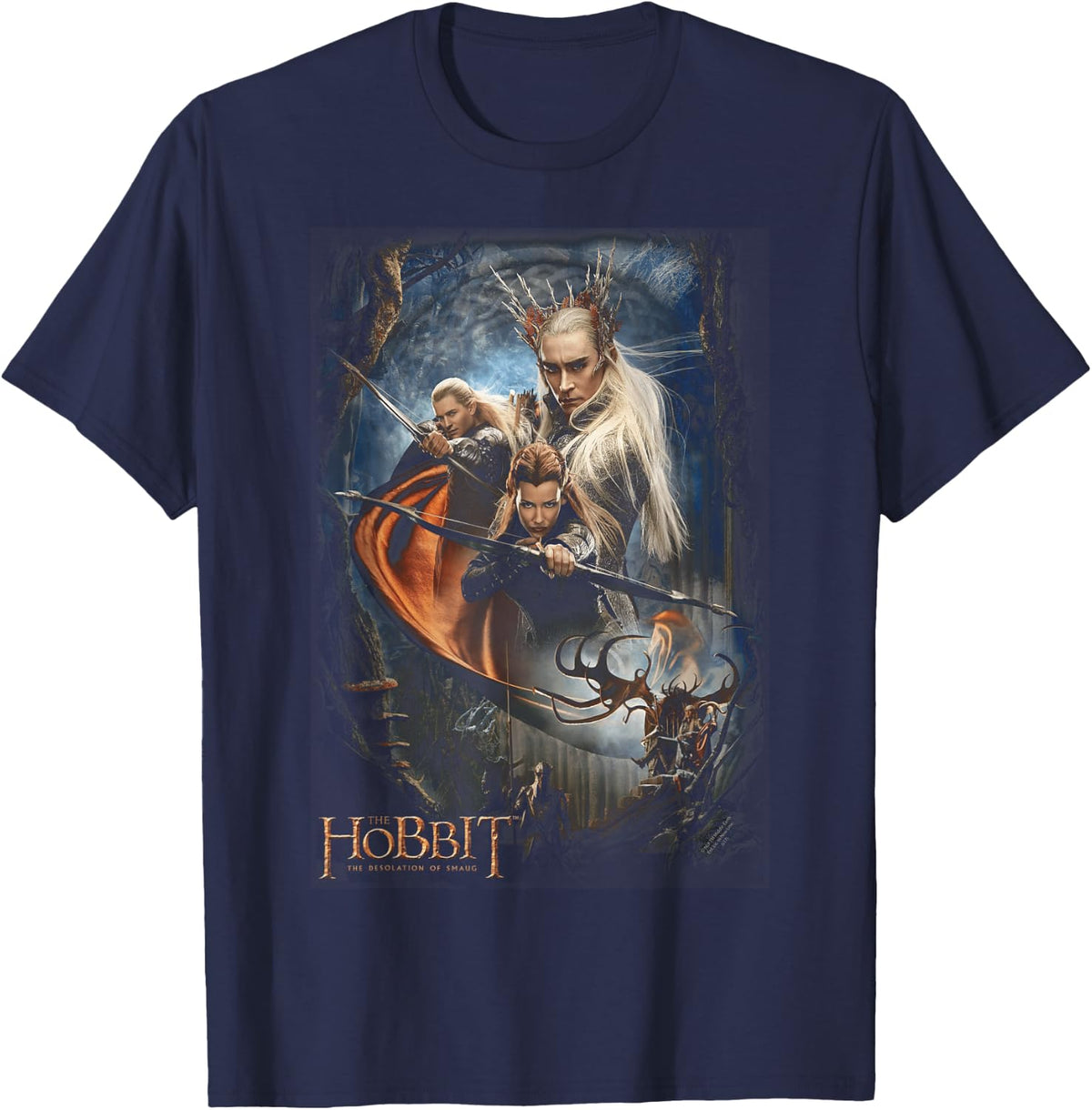 The Hobbit Thranduil's Realm T-Shirt - T-Shirt | Navy