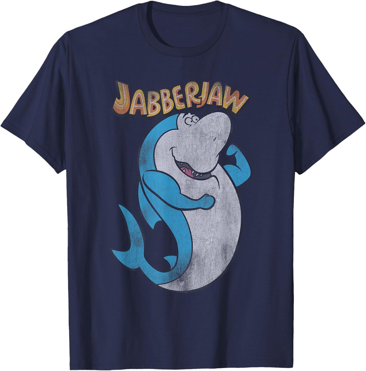 Jabberjaw Distressed T-Shirt - T-Shirt | Navy
