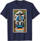 El Papa Latino Tarot Card Spanish Doing Dad Shit Fathers Day T-Shirt - T-Shirt | Navy