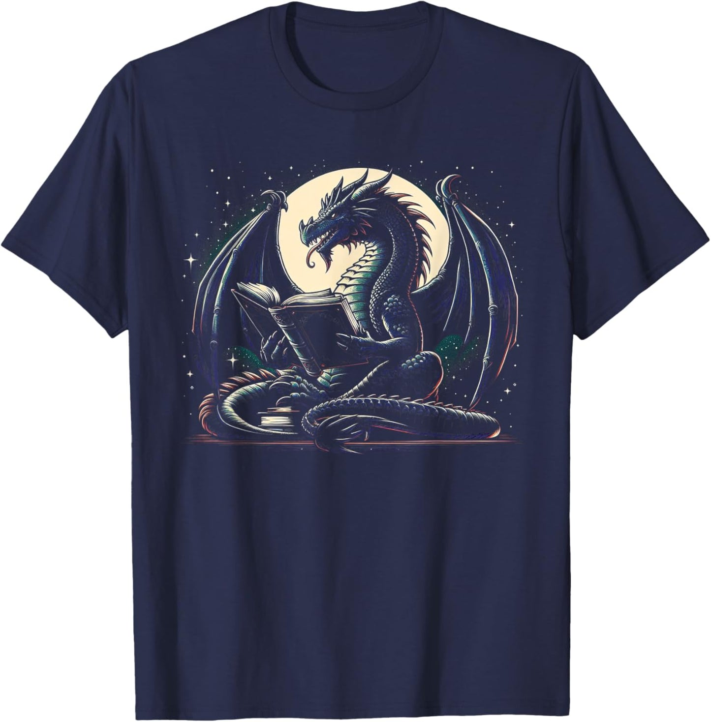Dragon Chinese Mythical Creature Japanese T-Shirt - T-Shirt | Navy