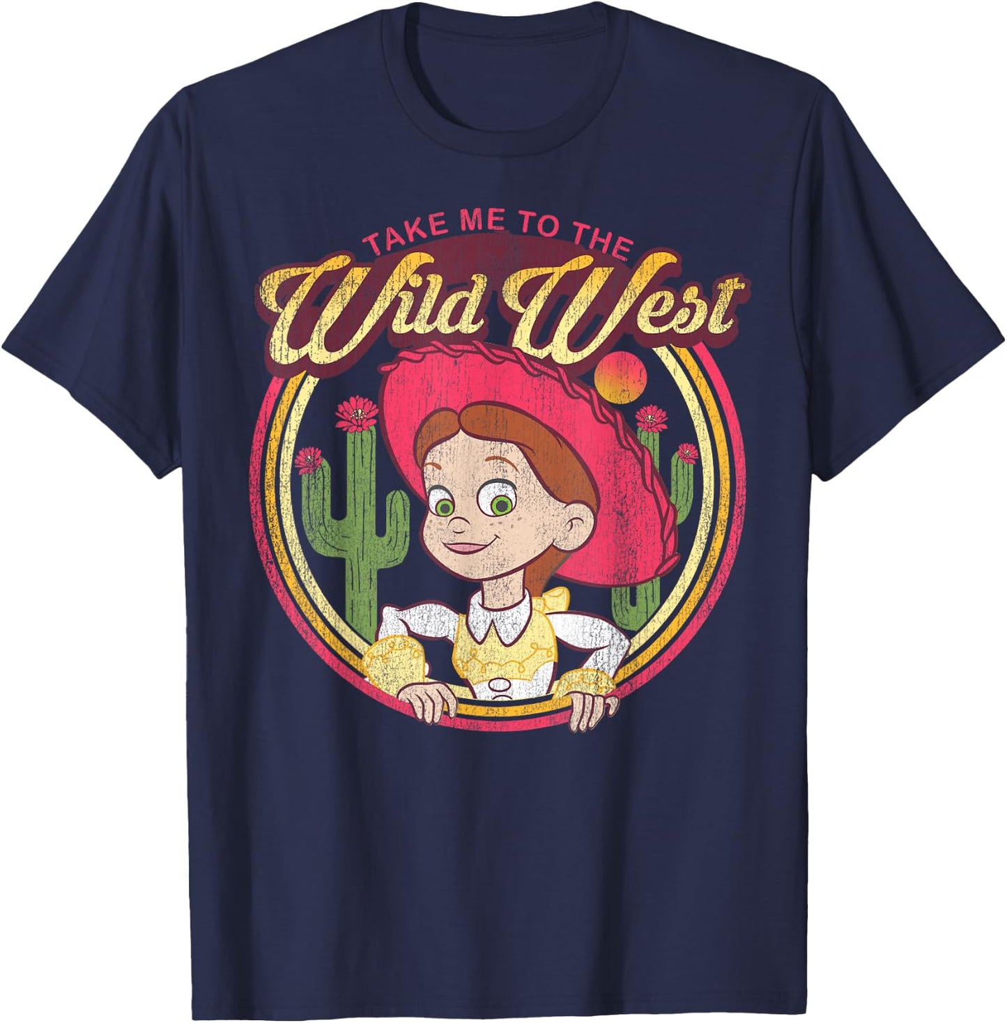 Disney Pixar Toy Story Jessie Take Me To The Wild West T-Shirt - T-Shirt | Navy