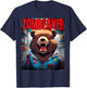 Cute Zombie Beaver Zombeaver Scary Animal For Halloween T-Shirt - T-Shirt | Navy