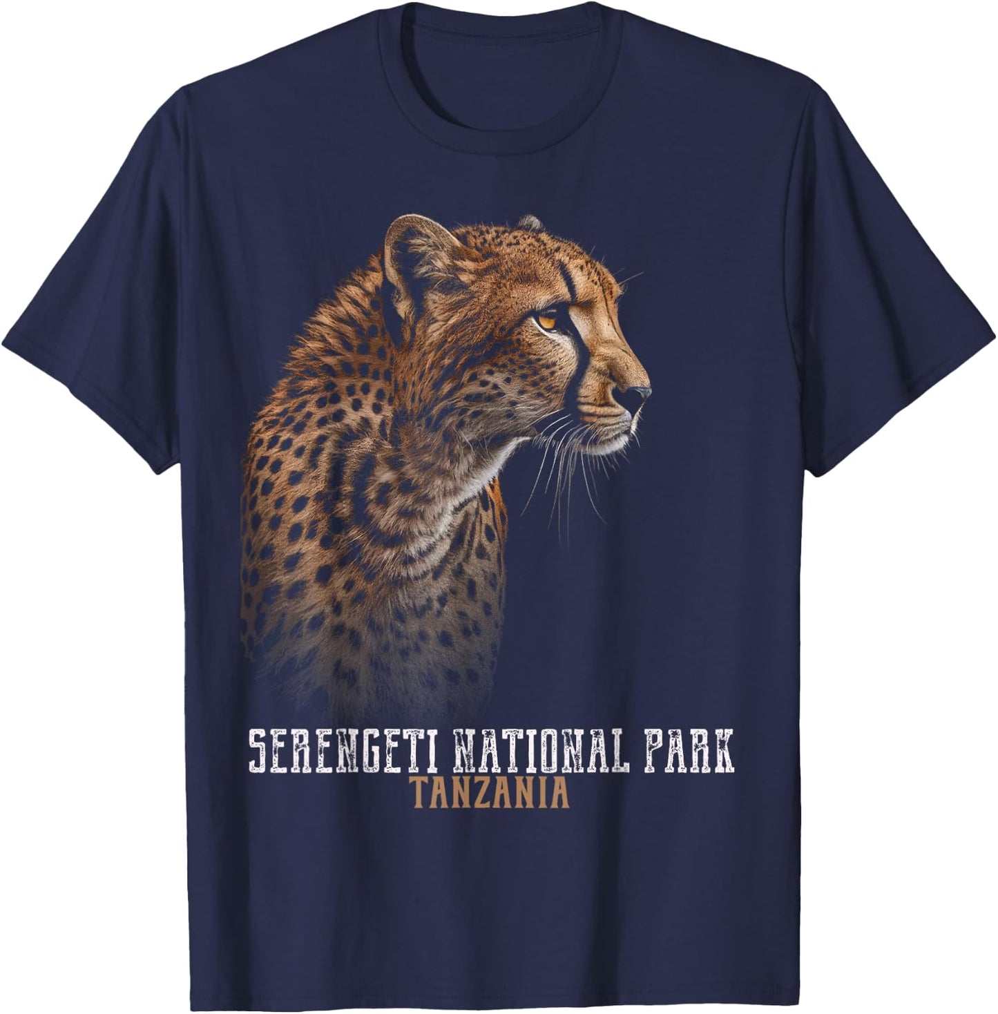 Serengeti National Park Tanzania T-Shirt - T-Shirt | Navy