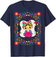 Muñecas Lele Mexicanas "LeLe" Handmade Mexican Dolls T-Shirt - T-Shirt | Navy