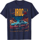 1980's IROC, IROC-Z Muscle Car American Muscle Retro Z28 T-Shirt - T-Shirt | Navy