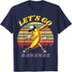 Lets Go Bananas Banana Playing Baseball Baseball Player Gift T-Shirt - T-Shirt | Navy