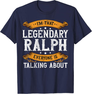 Ralph Personal Name Funny Ralph First Name T-Shirt - T-Shirt | Navy