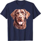 Chesapeake Bay Retriever Dog Portrait T-Shirt - T-Shirt | Navy