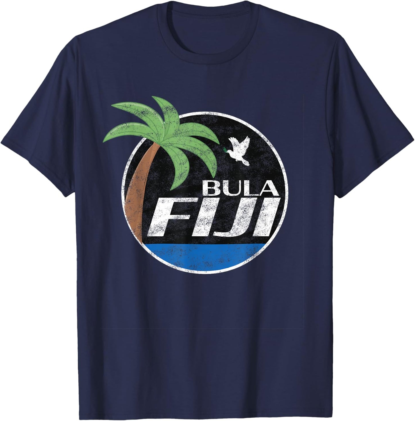 Tourist and Native Fiji Bula T-Shirt - T-Shirt | Navy