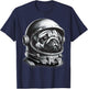 Pug Astronaut In Space Costume Pug Gifts Men Kids Women T-Shirt - T-Shirt | Navy