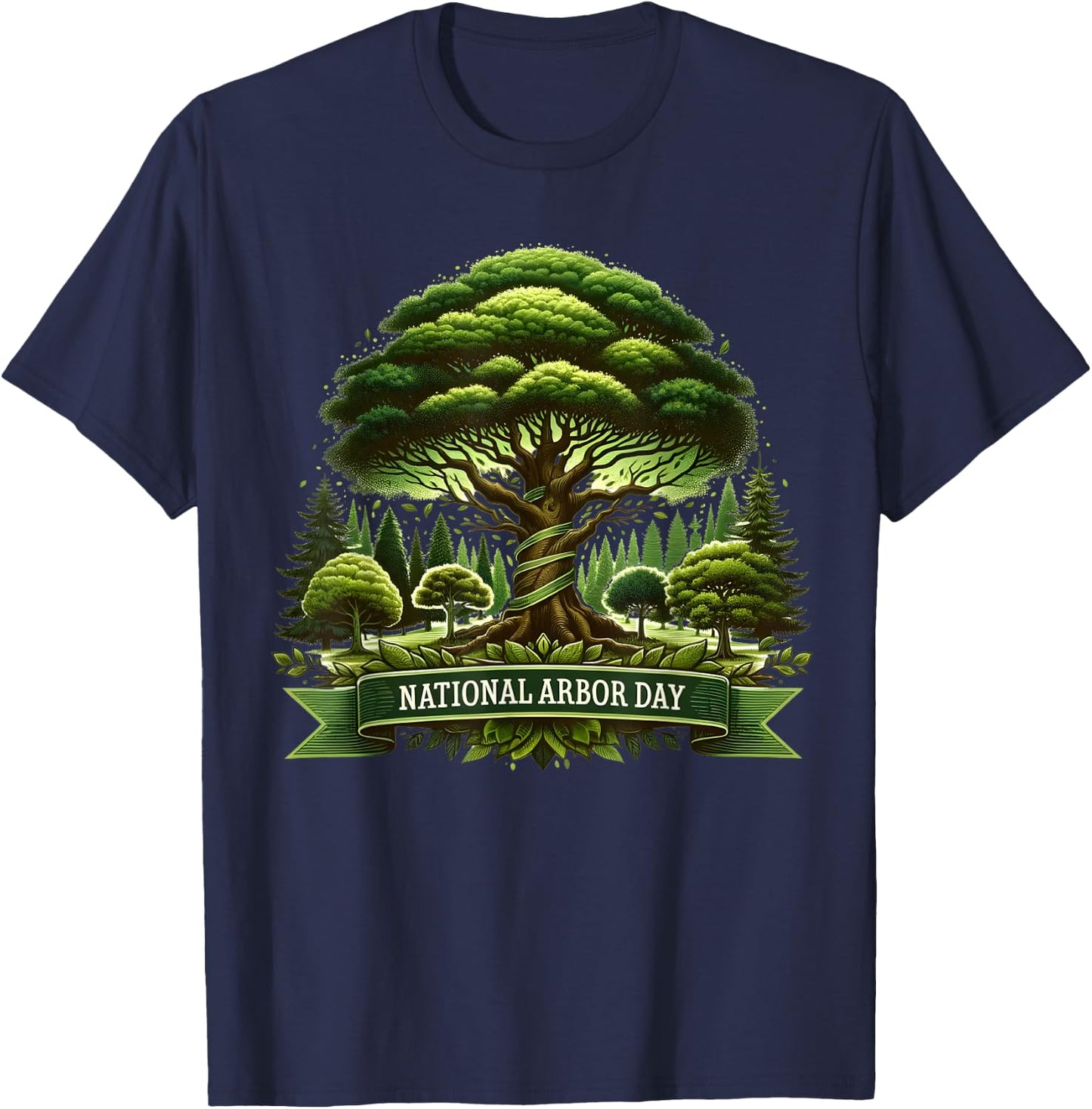 National Arbor Day Tree Care For A Happy Arbor Day Gifts T-Shirt - T-Shirt | Navy