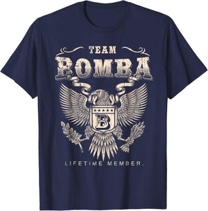 Team Bomba Lifetime Member - Bomba Name T-Shirt - T-Shirt | Navy