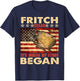 Fritch Texas USA Flag 4th Of July T-Shirt - T-Shirt | Navy