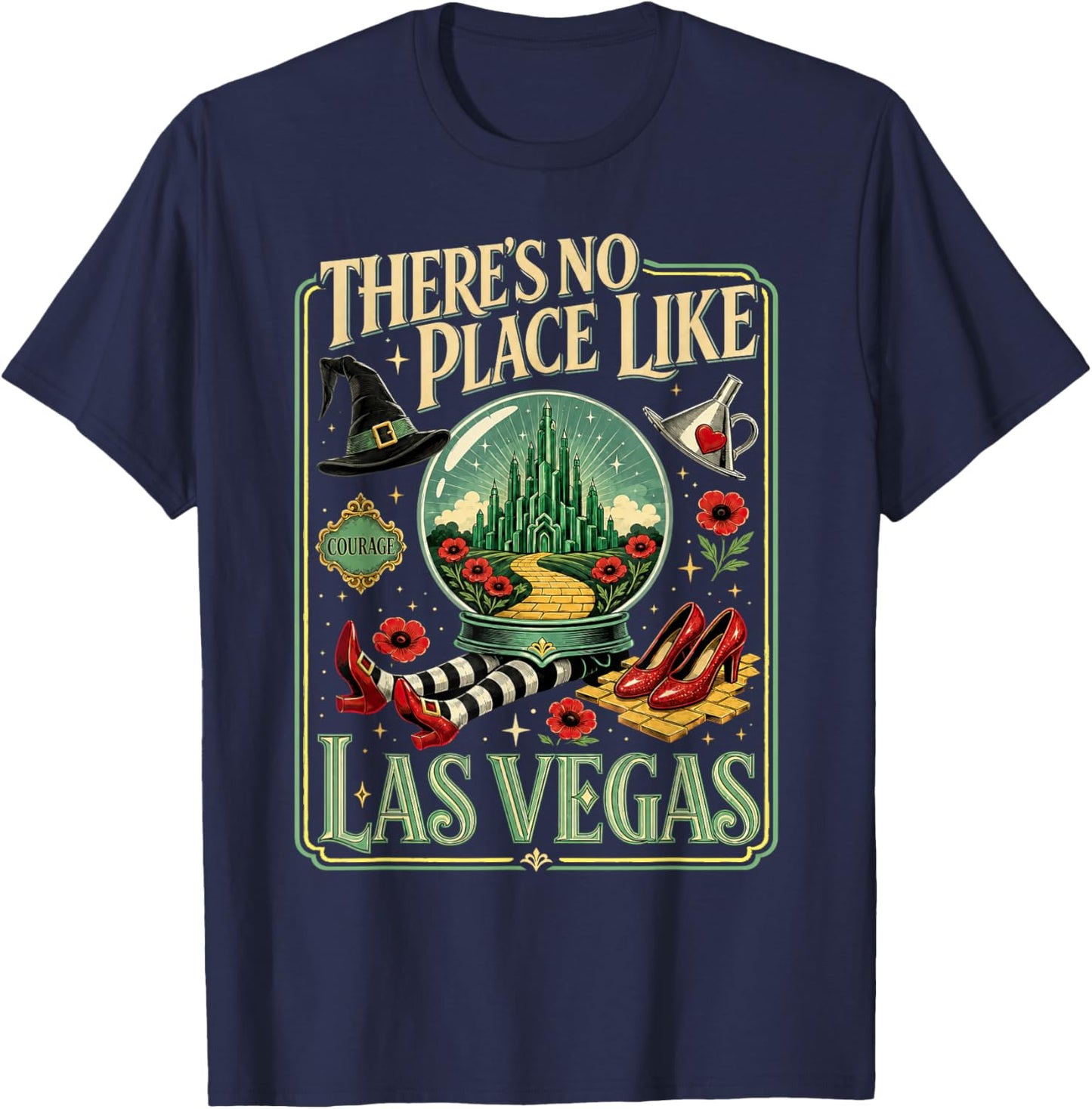 Las Vegas Traveling Trip There's No Place Likes Las Vegas T-Shirt - T-Shirt | Navy