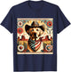 Funny Sheriff Dog Shirt Labrador Retriever Dog Mom Wild West Men Women Kids T-Shirt - T-Shirt | Navy