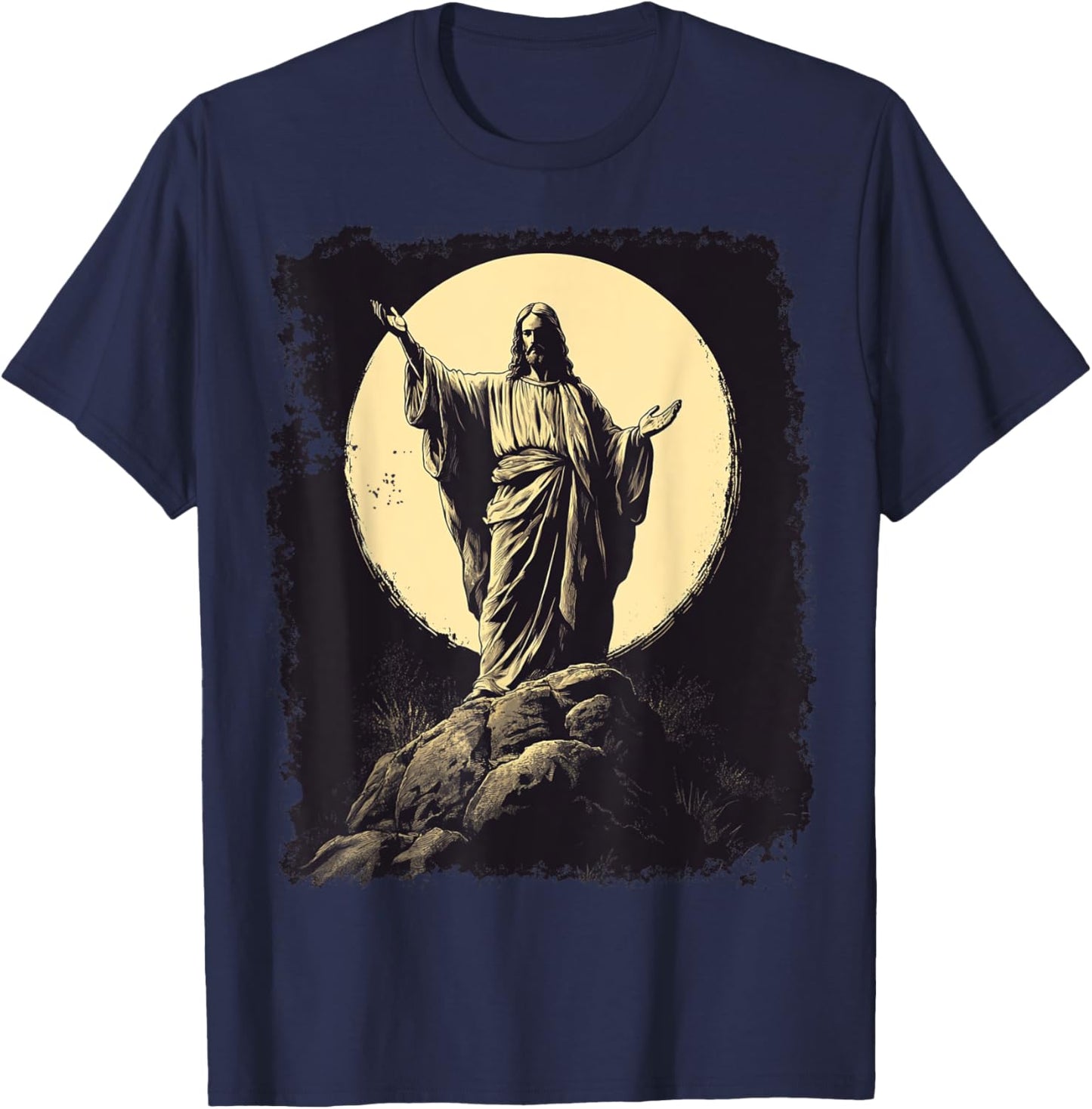 King Jesus Christ T-Shirt - T-Shirt | Navy