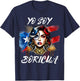 Puerto Rican Woman Yo Soy Boricua Puerto Rico Flag Hispanic T-Shirt - T-Shirt | Navy