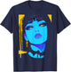 Cybergoth Cybercore Grunge Punk Goth Girl Alt Anime Manga T-Shirt - T-Shirt | Navy