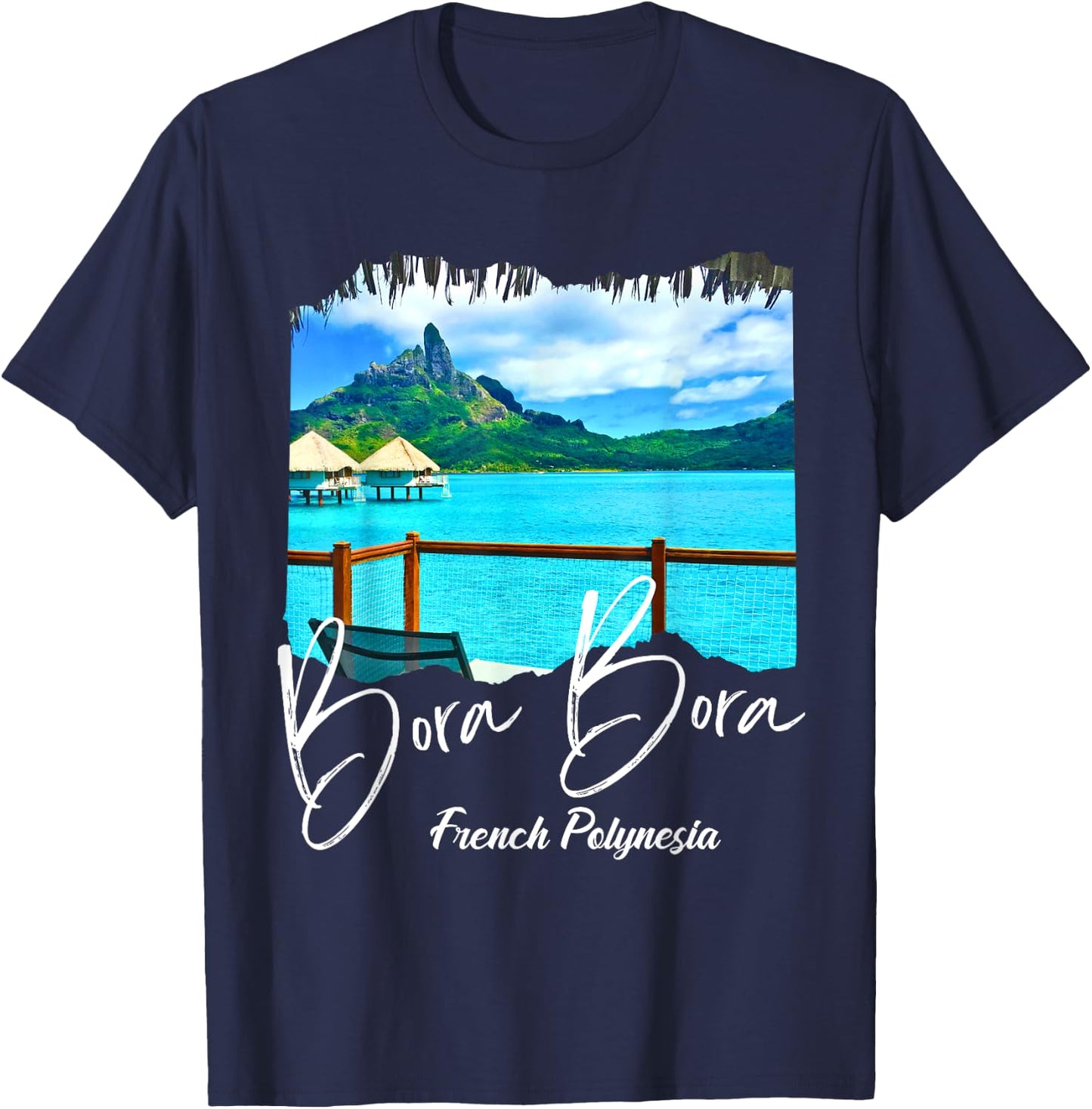 French Polynesia Bora Bora T-Shirt - T-Shirt | Navy