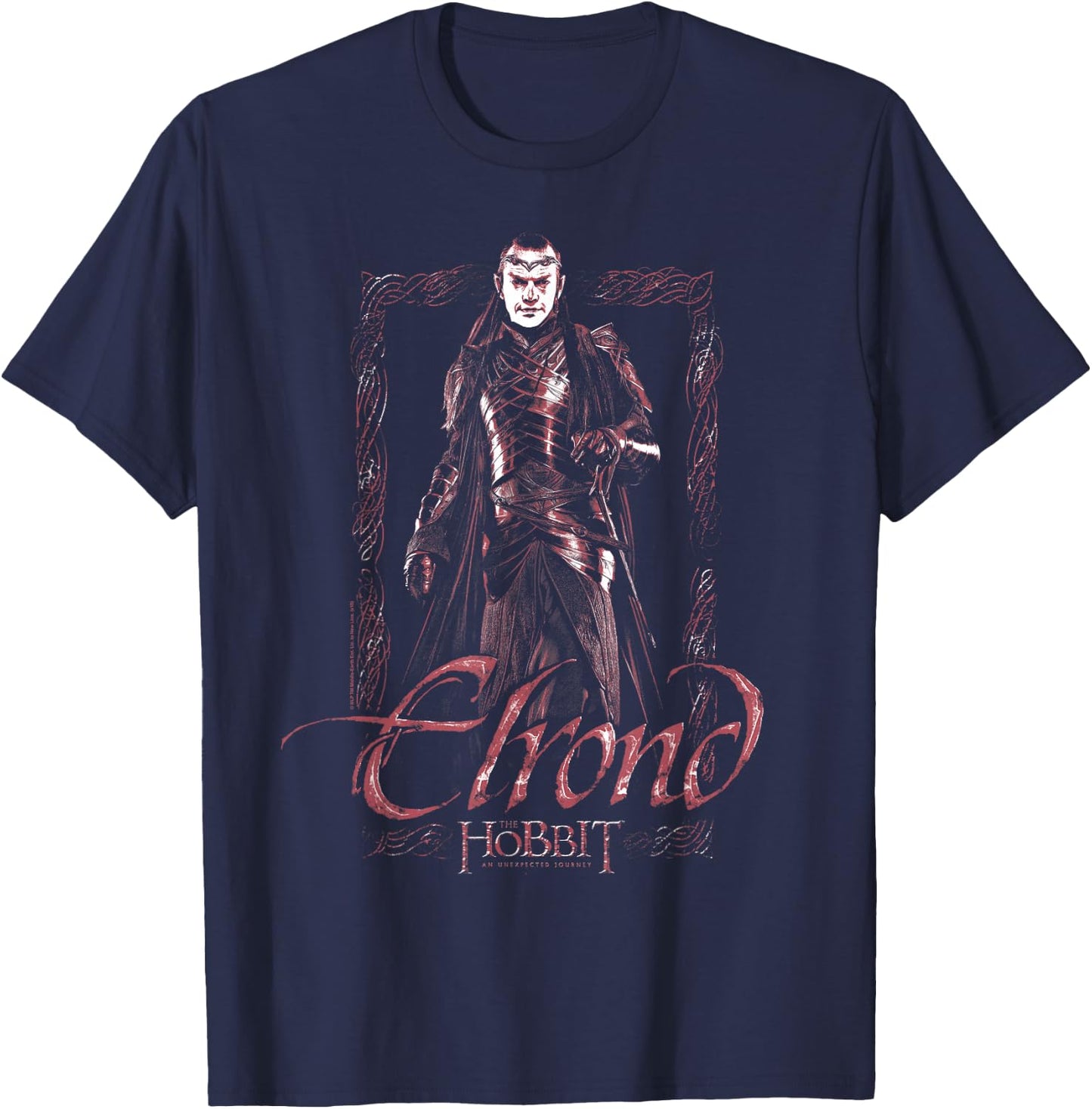 The Hobbit Elrond Stare T-Shirt - T-Shirt | Navy