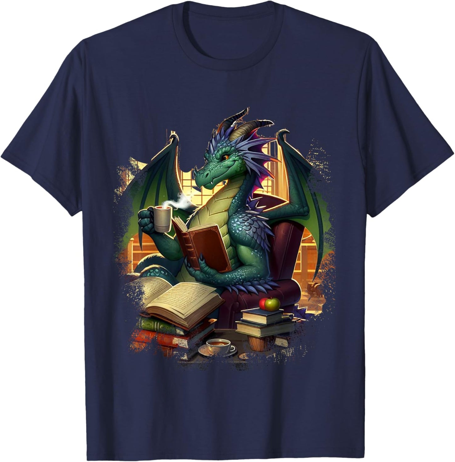 Dragon Chinese Mythical Creature Japanese T-Shirt - T-Shirt | Navy