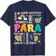 para Paraprofessional Paraeducator First Day Back to School T-Shirt - T-Shirt | Navy