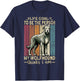 Irish Dog Adoption Pet Accessories Irish Wolfhound T-Shirt - T-Shirt | Navy