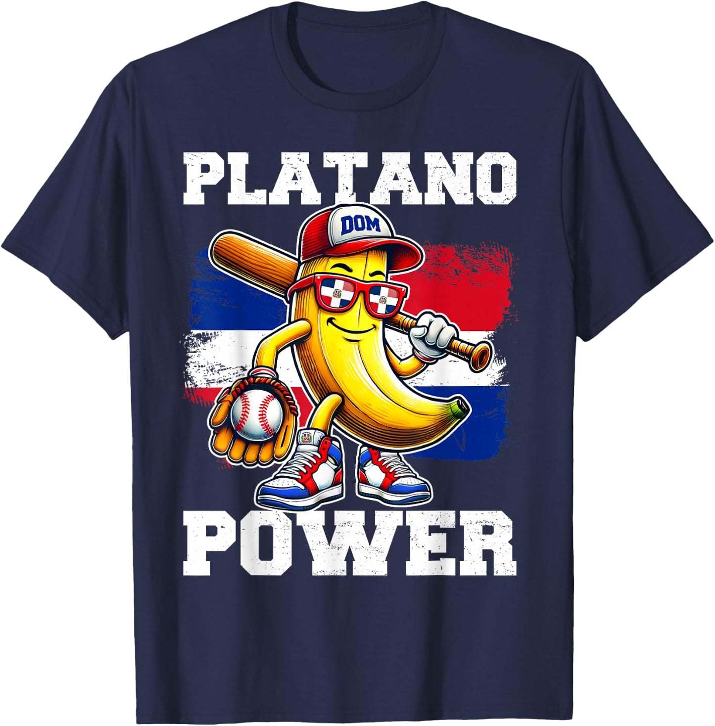 Dominican Republic Platano Power Flag for Boys Kids Toddlers T-Shirt - T-Shirt | Navy